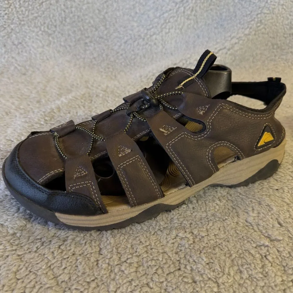 Ozark Trail Sandals 11 Bungee Tie Closed Toe Shoes Hiking Trail Water Fisherman